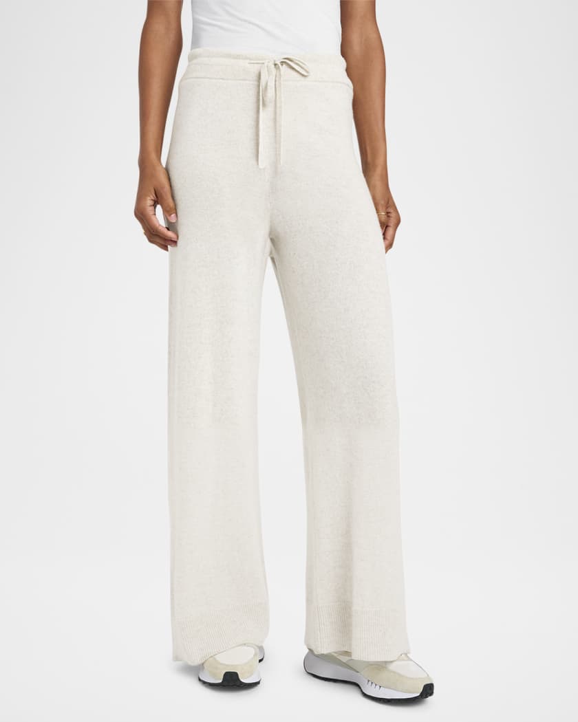 Cashmere Wide-Leg Pants
