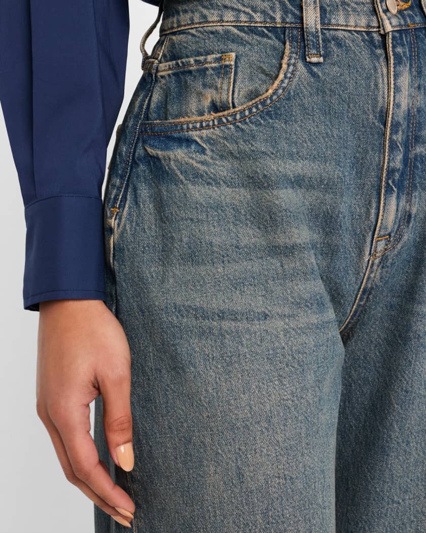 Gerri High-Rise Barrel Jeans