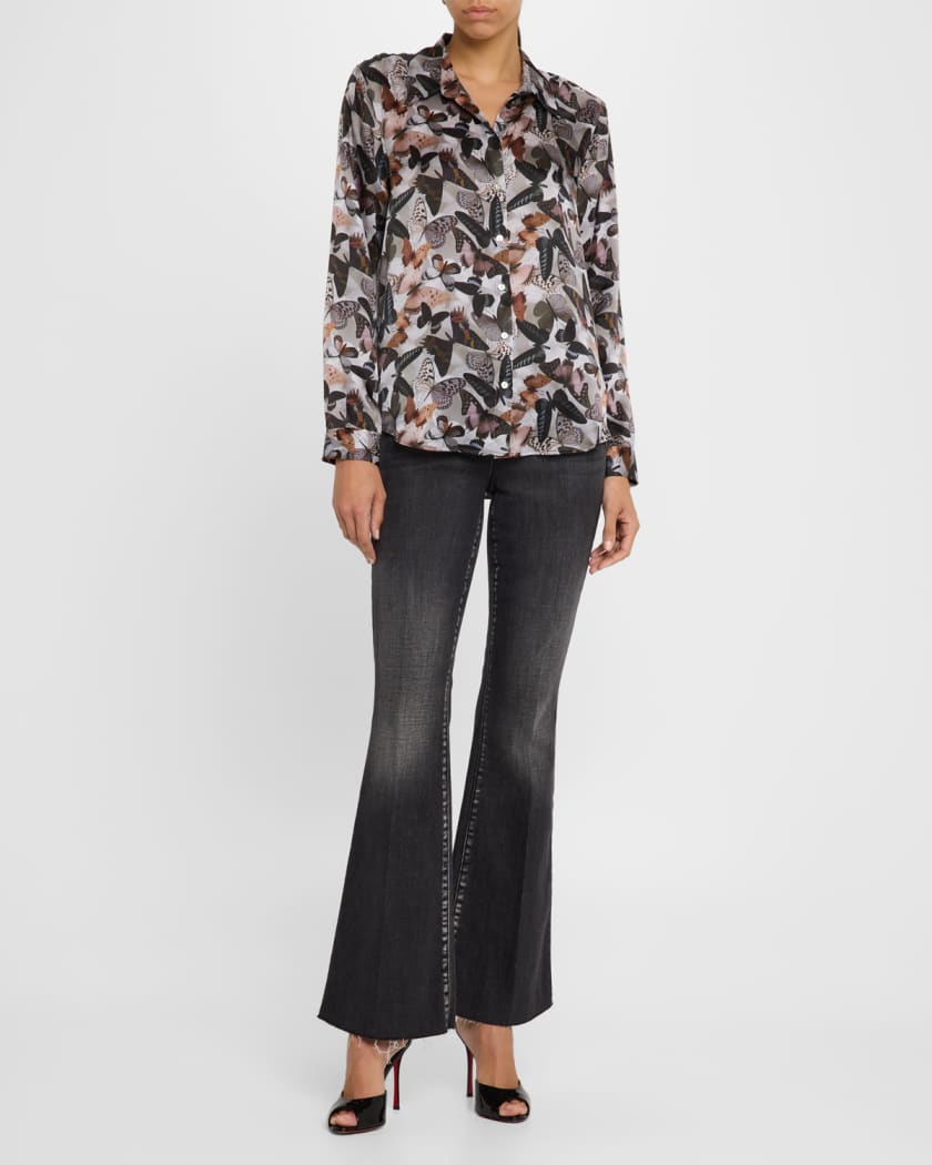 Tyler Butterfly Silk Blouse