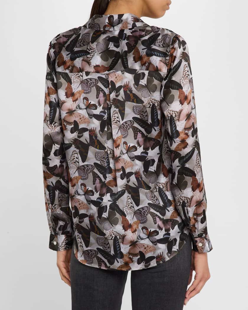 Tyler Butterfly Silk Blouse