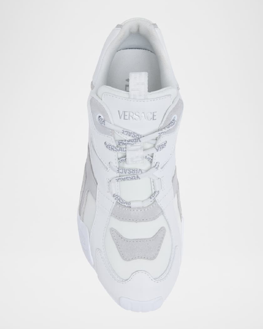 Galaxia Mixed Leather Fashion Sneakers