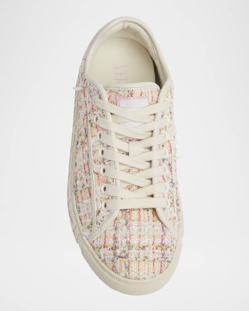 Greca Boucle Low-Top Sneakers