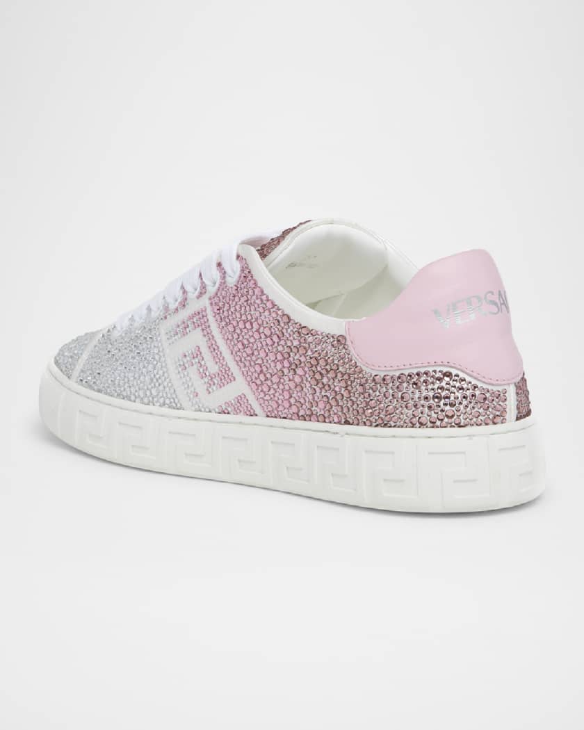 Crystal Greca Low-Top Sneakers