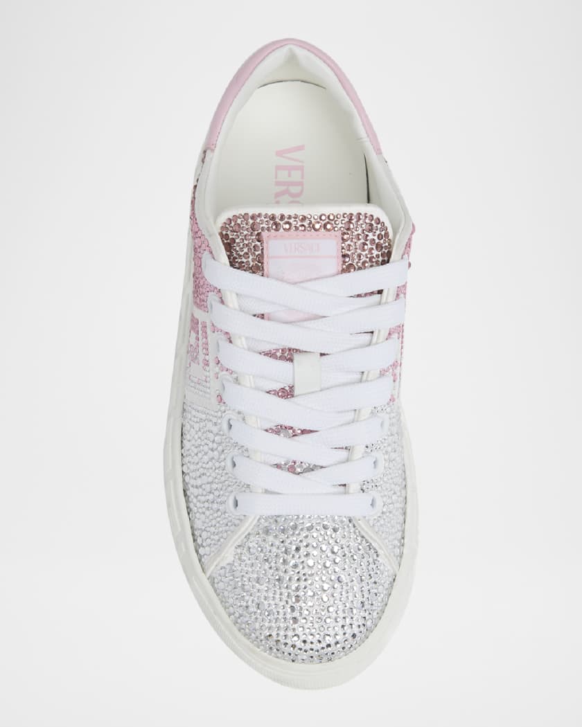 Crystal Greca Low-Top Sneakers