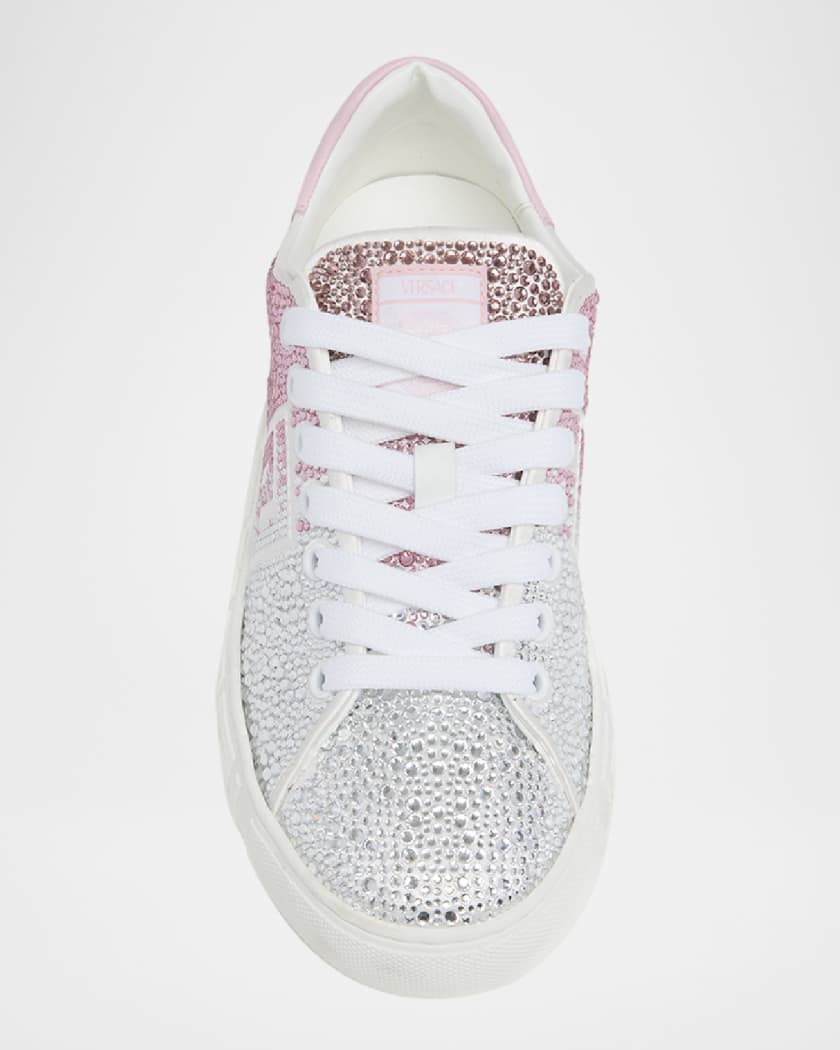 Crystal Greca Low-Top Sneakers