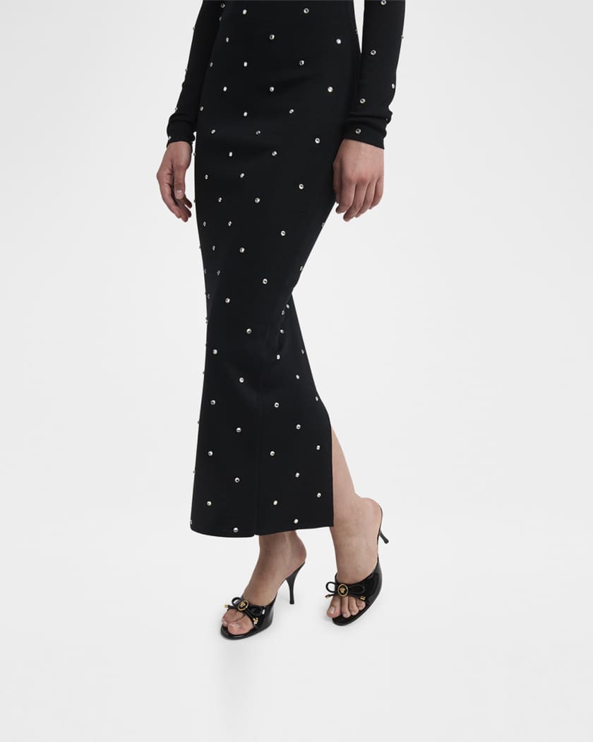 Medusa Bow Ballet Mules in Patent Leather 