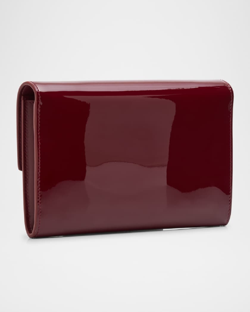 YSL Wallet on Chain in Patent Leather 