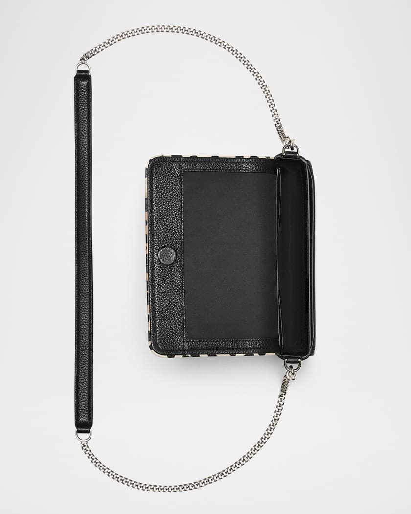 The Mini Cheetah-Print Leather Crossbody Bag