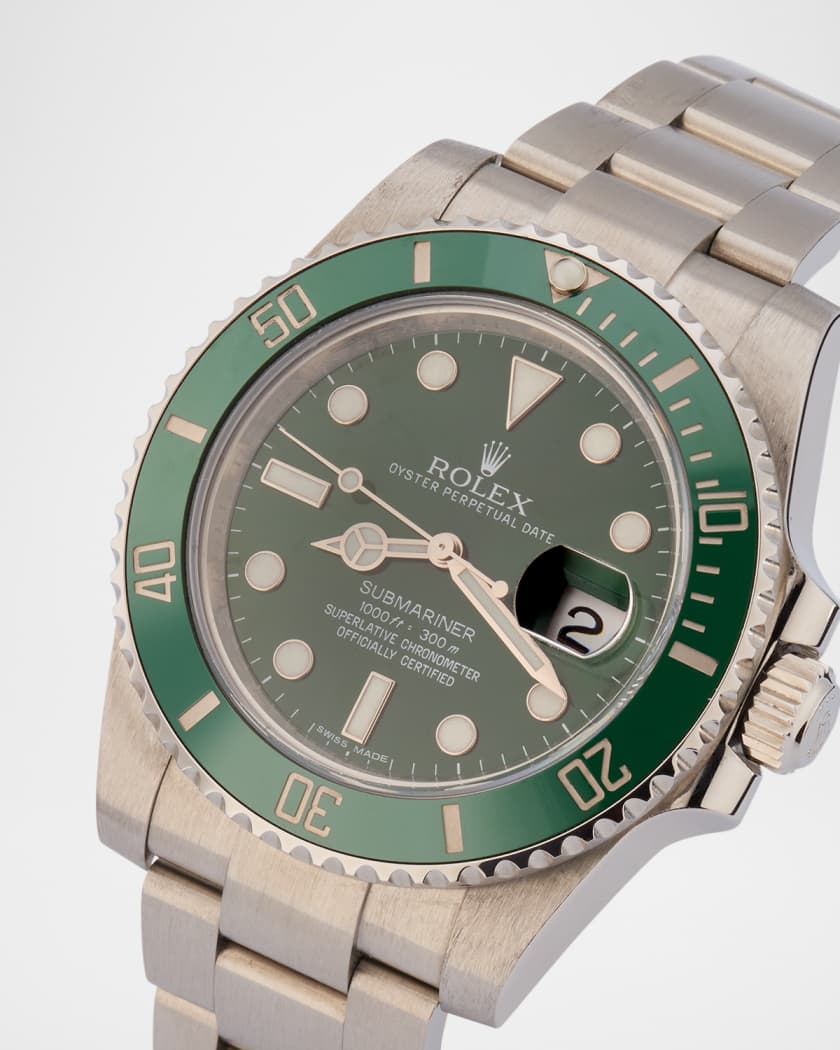Rolex Stainless Steel and Ceramic Submariner Date 40mm Vintage Watch