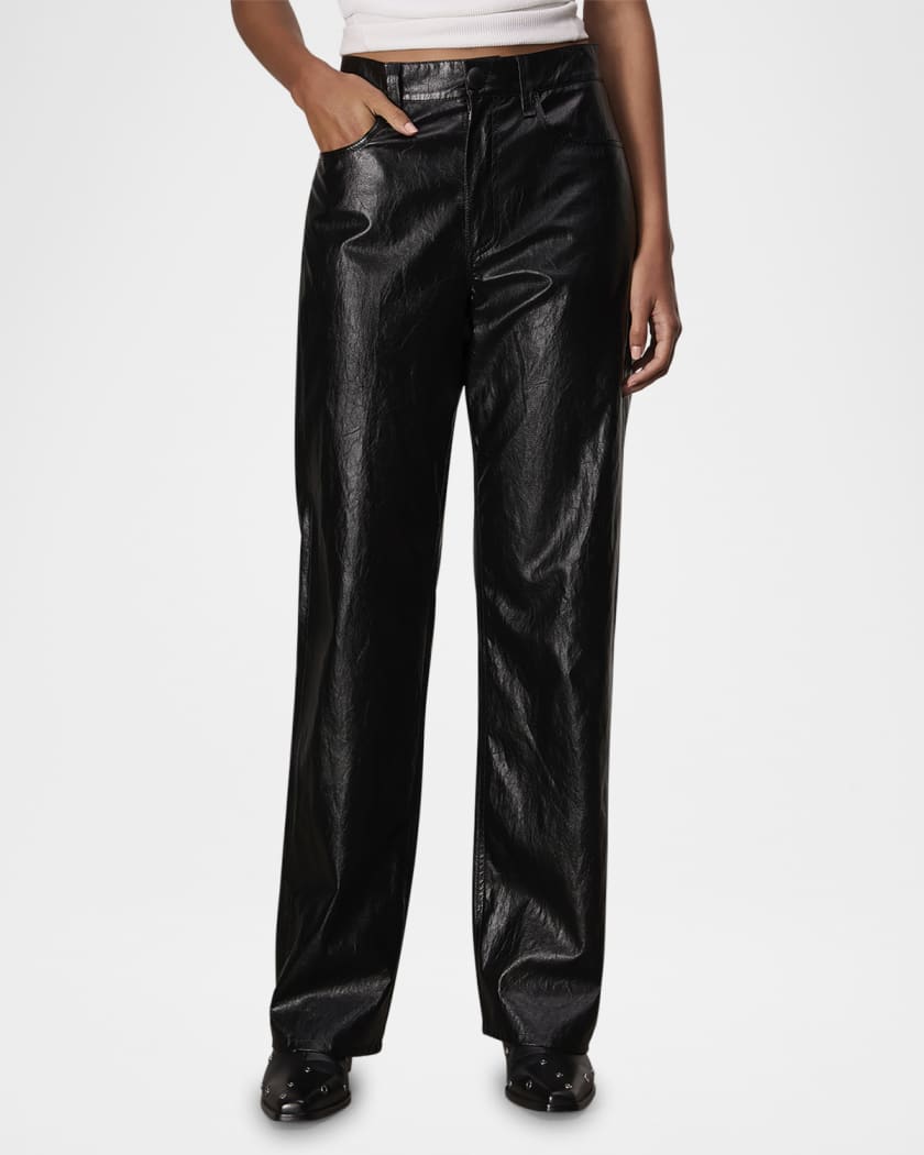 Shea Straight Faux Leather Pants