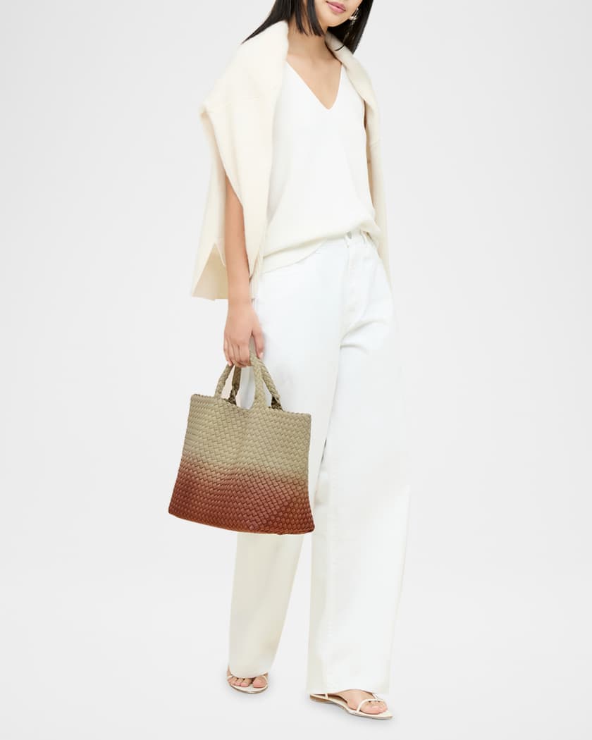 St. Barths Medium Ombre Woven Tote Bag