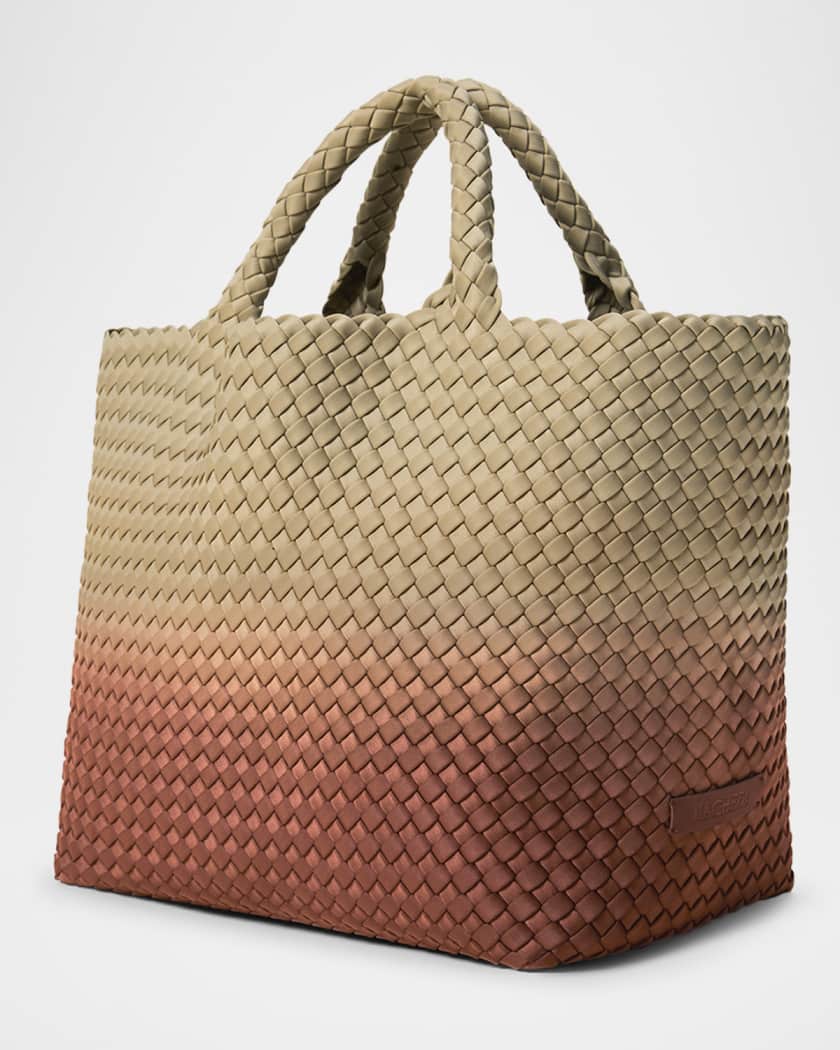 St. Barths Medium Ombre Woven Tote Bag