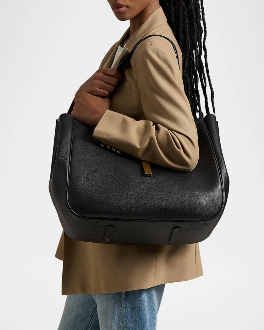 Medium Grain Leather Tote Bag