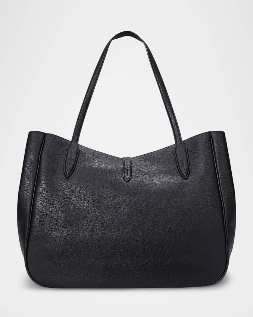 Medium Grain Leather Tote Bag