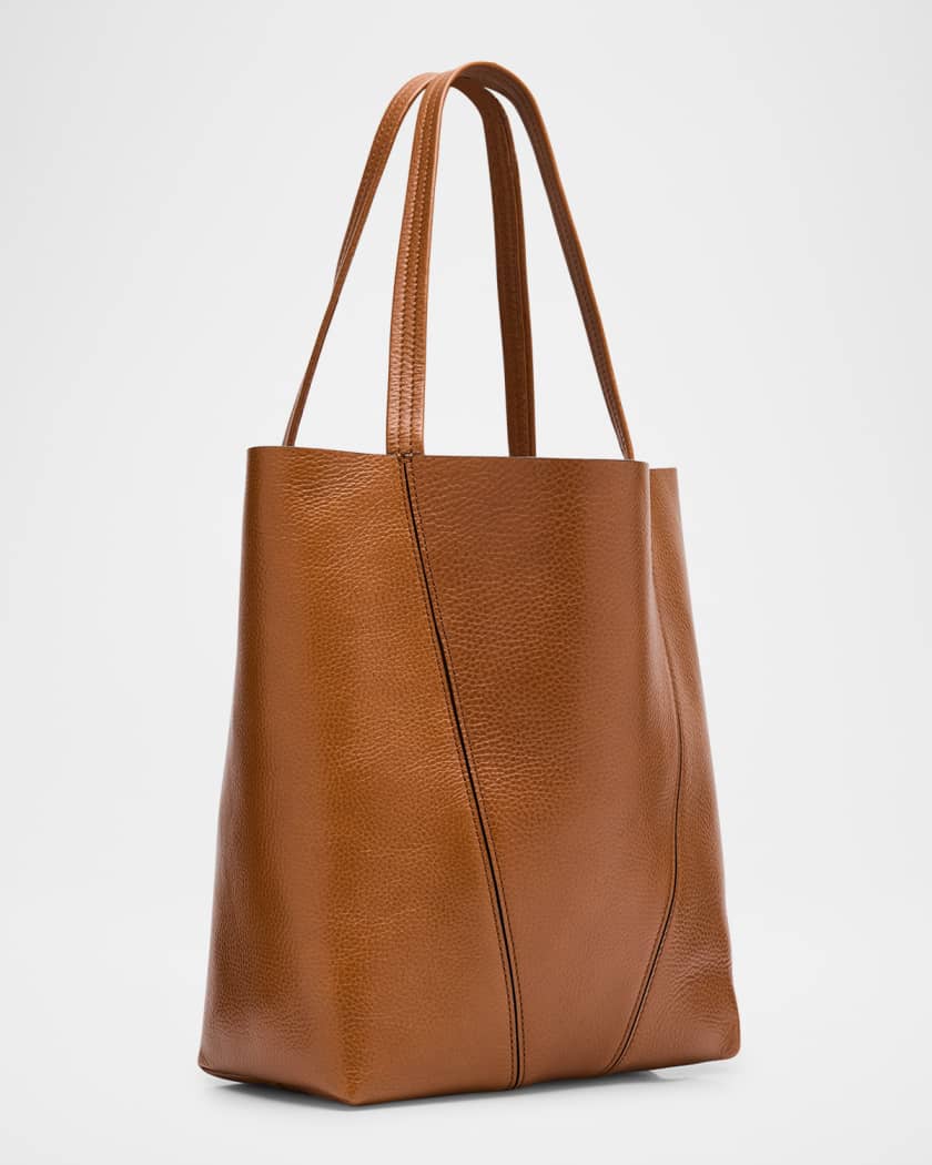Spin Medium Tote Bag in Leather 
