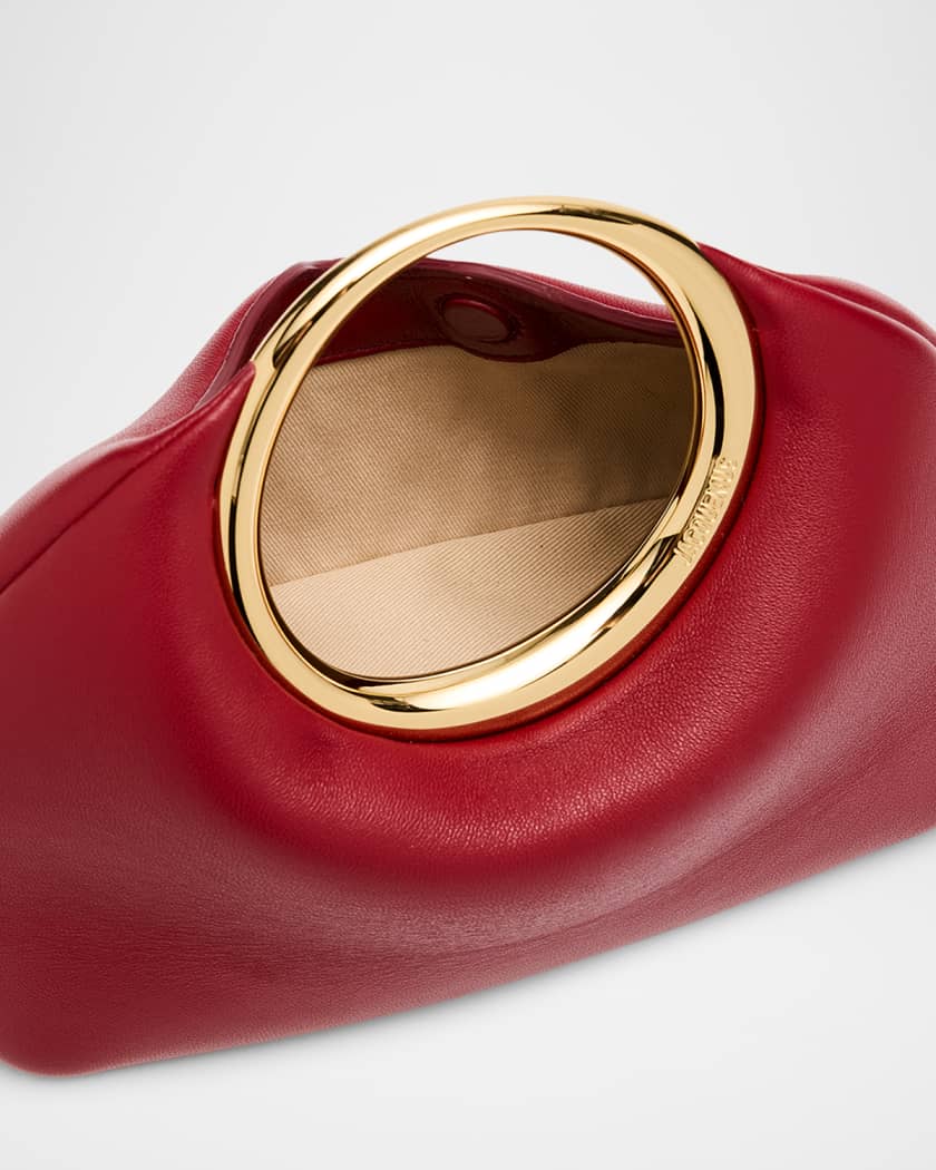 Le Petit Calino Ring Leather Top-Handle Bag