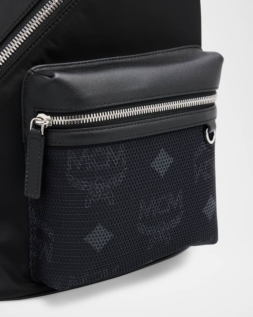 Men's Aren Nylon and Leather Sling Bag