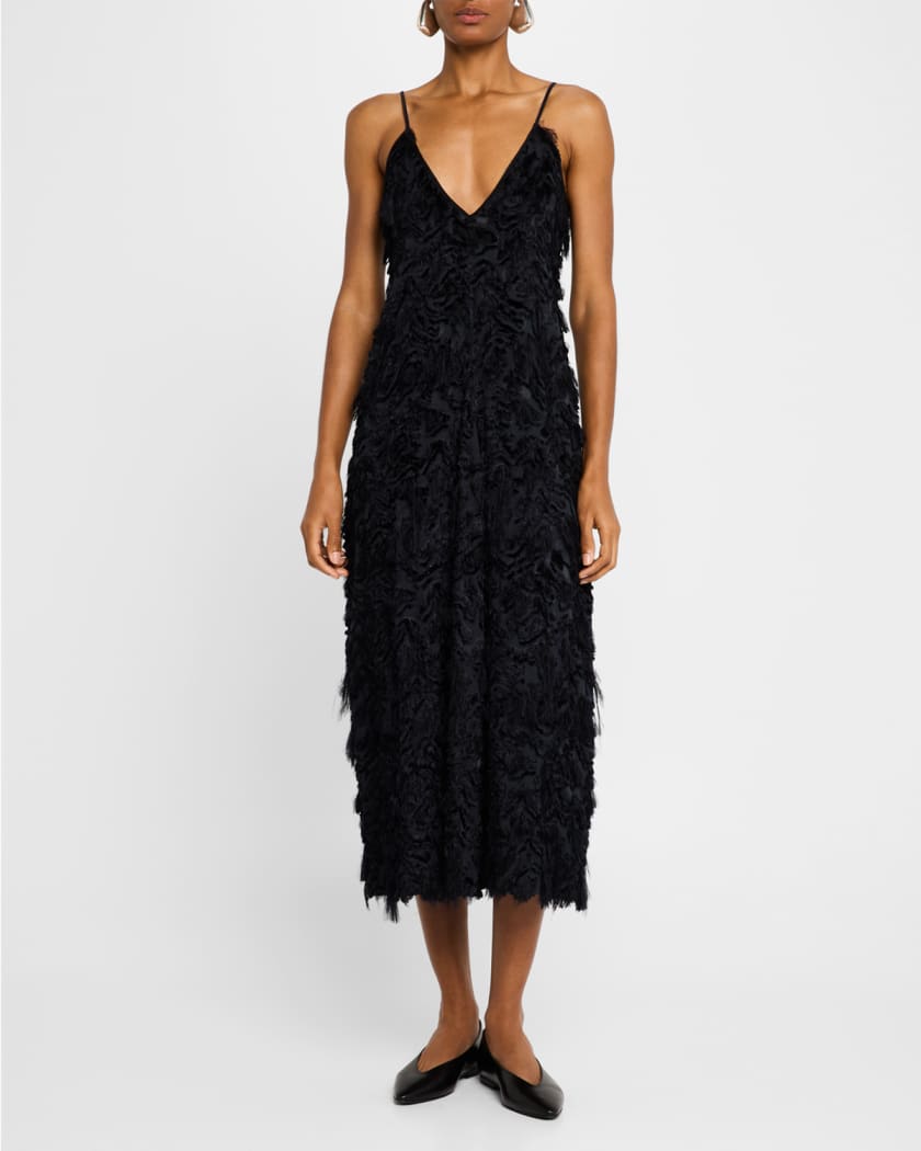 Co Slip Midi Dress Neiman Marcus