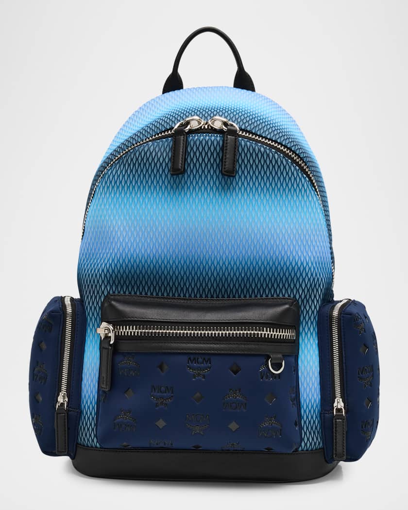 MCM Men s Stark Mesh and Neoprene Backpack Neiman Marcus