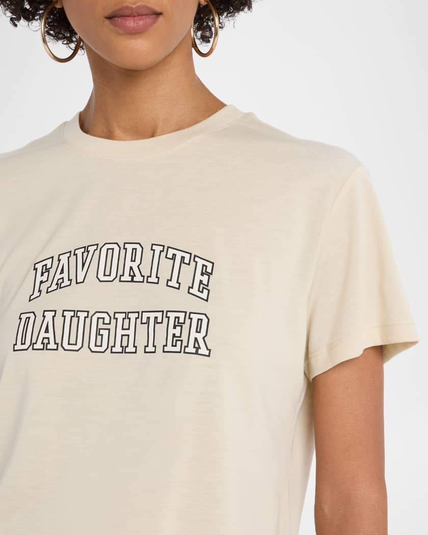 Favorite Daughter Cropped Collegiate T-Shirt