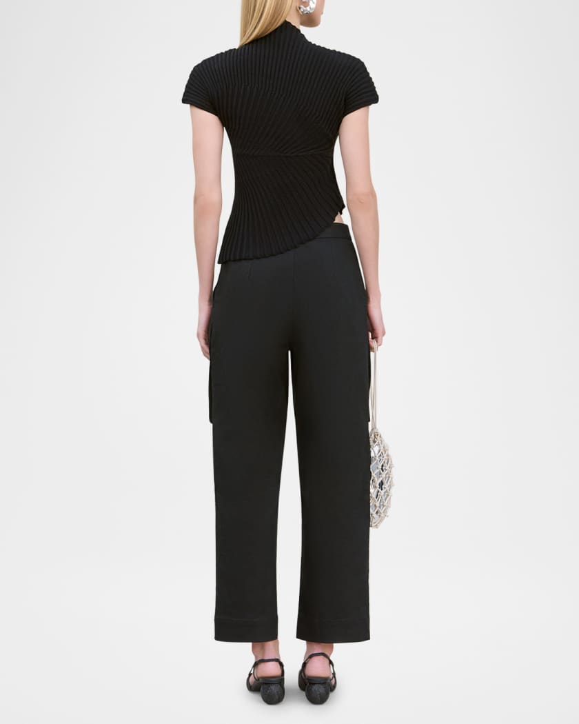 Annemie Asymmetrical Knit Top