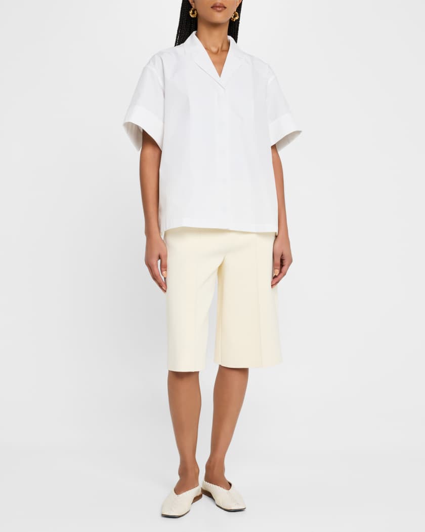 Jil Sander Short-Sleeve Button-Down Shirt | Neiman Marcus