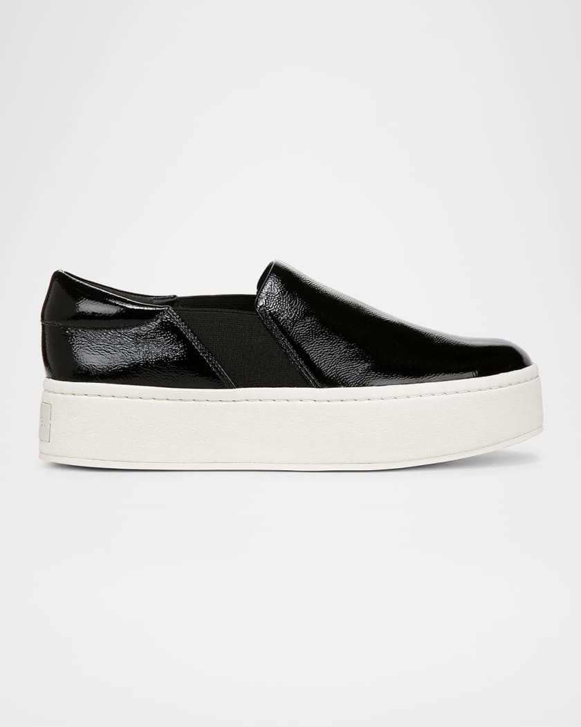 Vince Warren Leather Platform Slip On Sneakers Neiman Marcus
