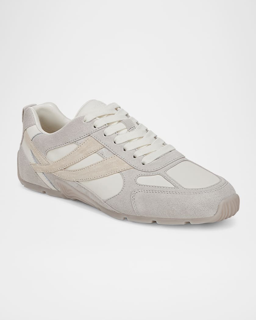 Mojave Suede and Leather Sneakers