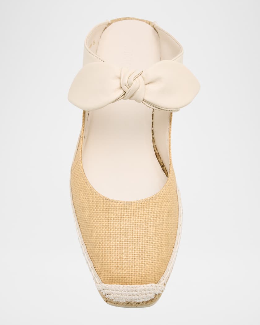 Reka Raffia and Leather Flats