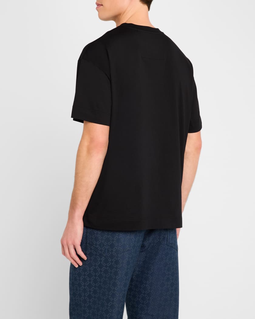 Men's Embroidered Medallion T-Shirt