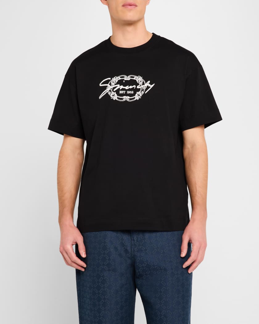 Men's Embroidered Medallion T-Shirt