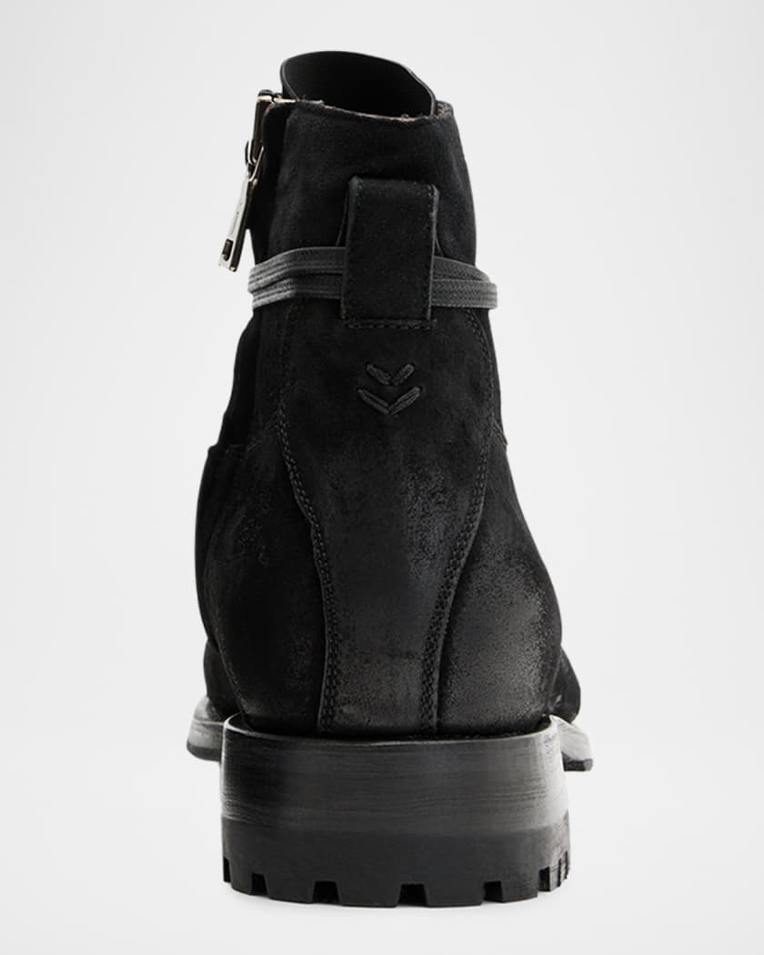 John varvatos suede boots cheap