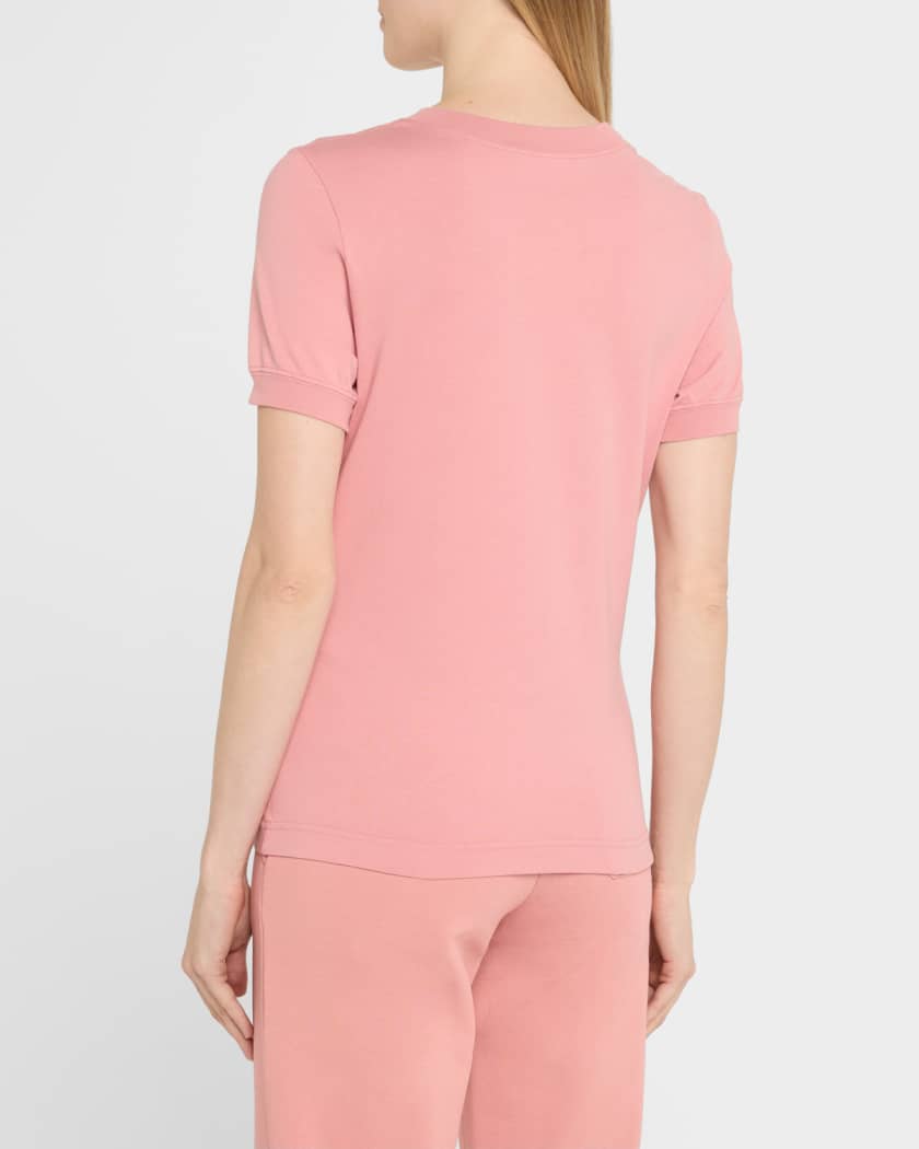 College Logo Jersey Slim-Fit Top