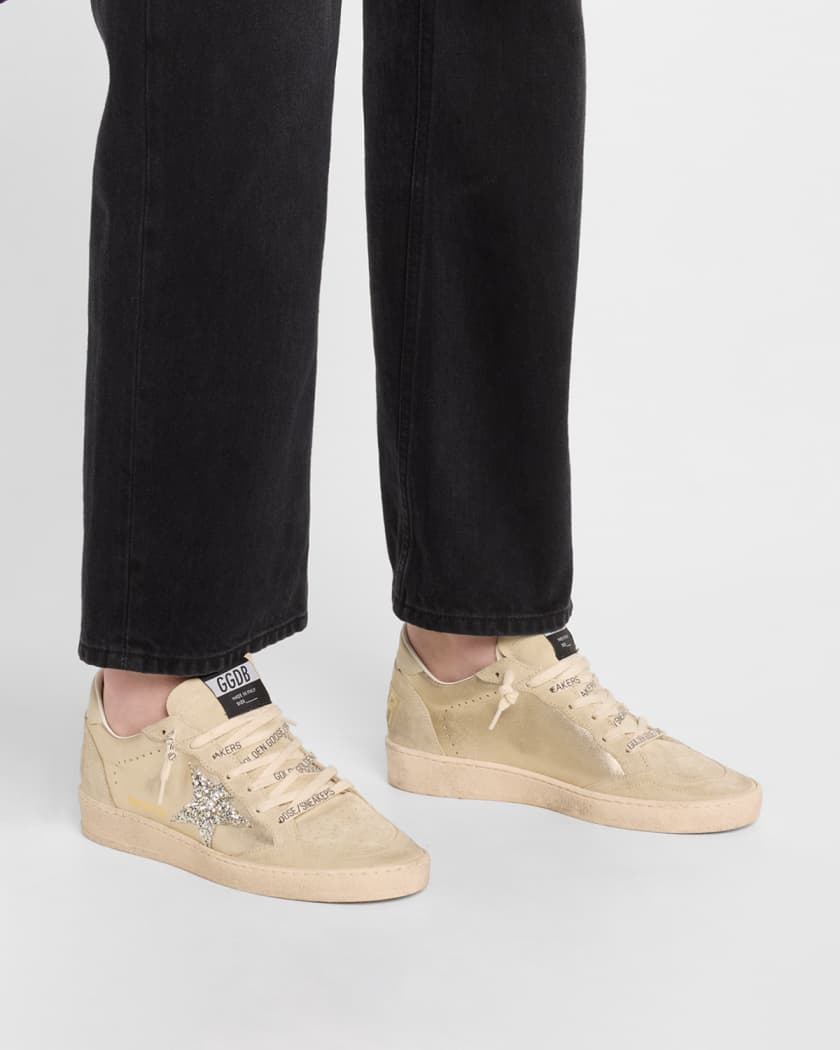 Ballstar Metallic Glitter Low-Top Sneakers