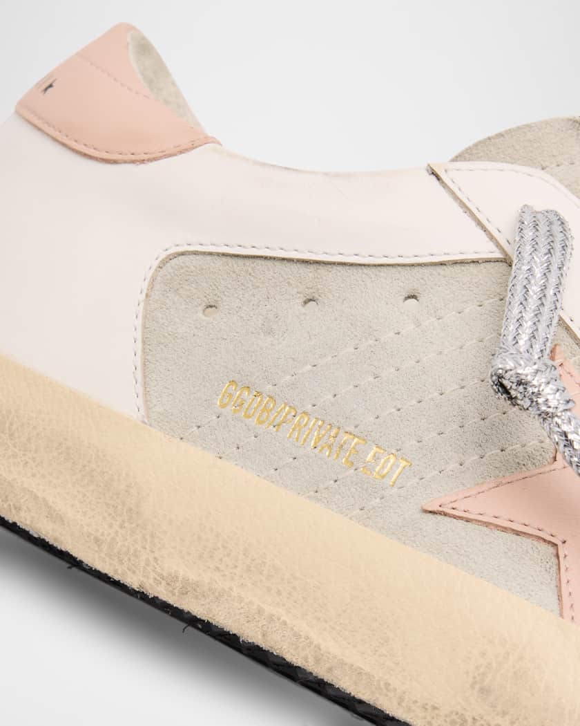 Superstar Mixed Leather Low-Top Sneakers