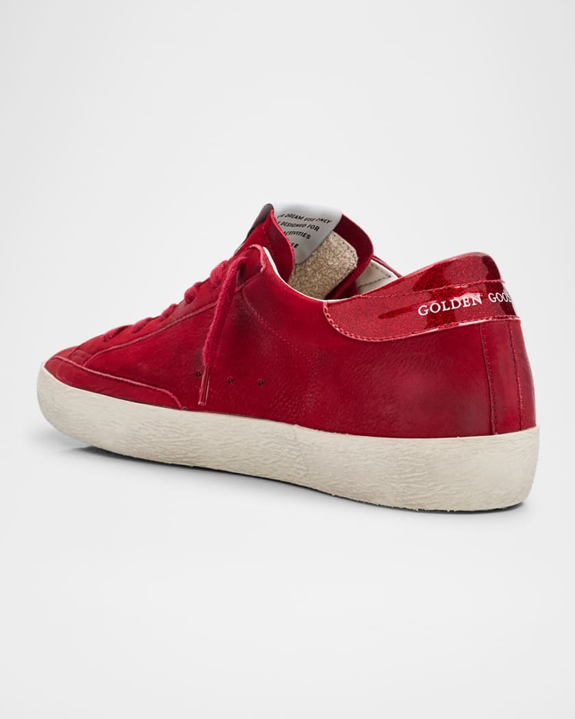 Superstar Mixed Leather Low-Top Sneakers