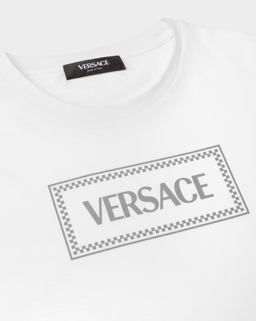 Kid's Damier Logo-Print T-Shirt, Size 6-14