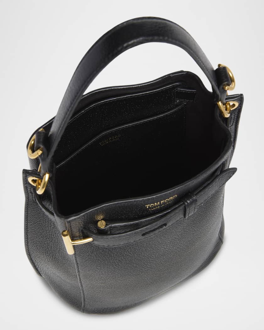 Audrey Mini Bucket Bag in Grain Leather