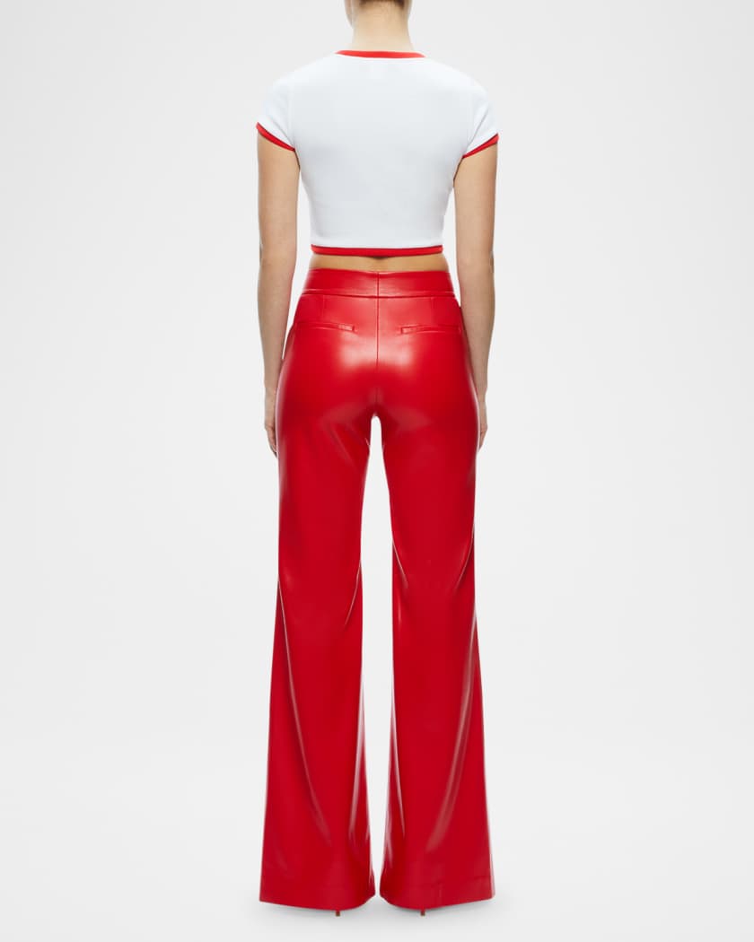 Dylan High-Rise Vegan Leather Pants