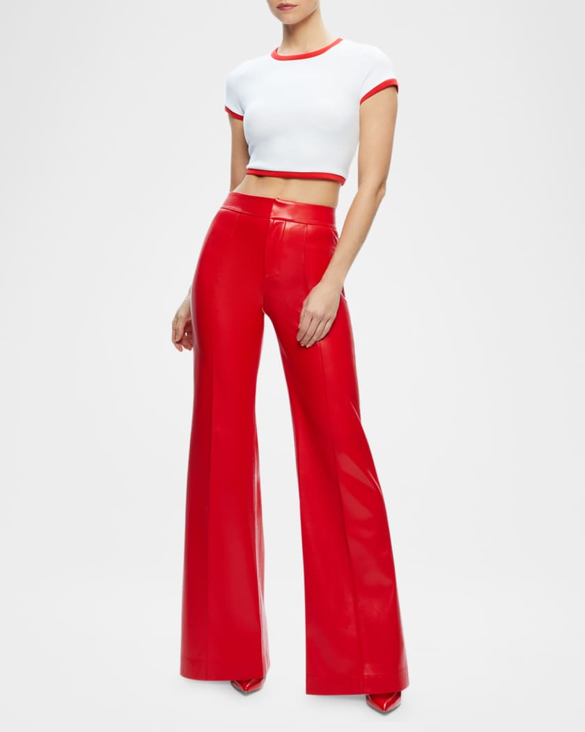 Dylan High-Rise Vegan Leather Pants