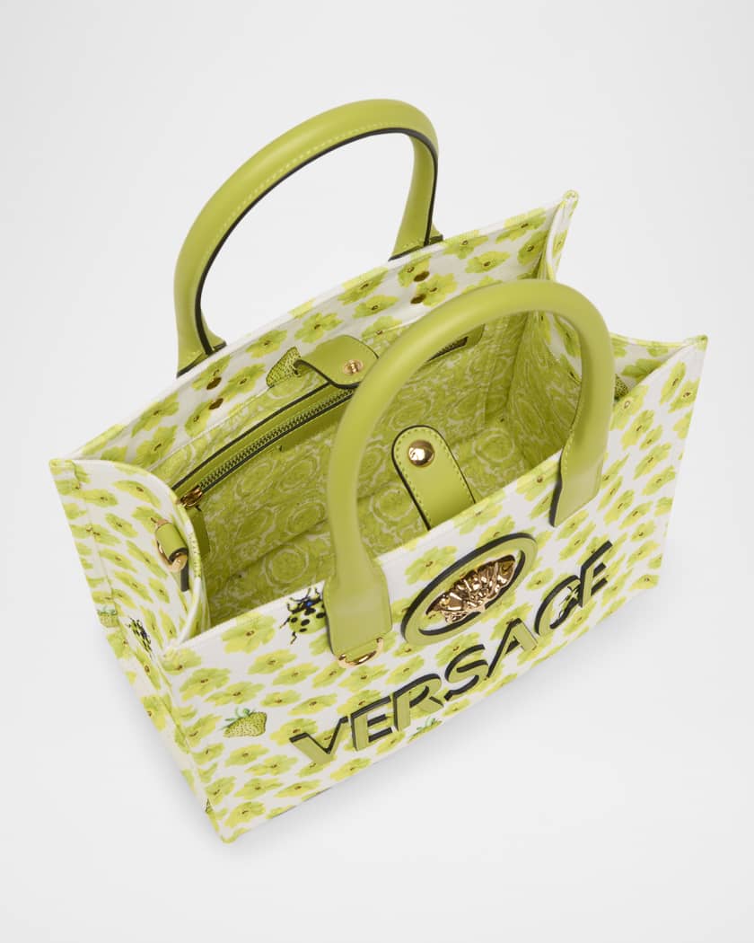 La Medusa Small Flower Insect Canvas Tote Bag