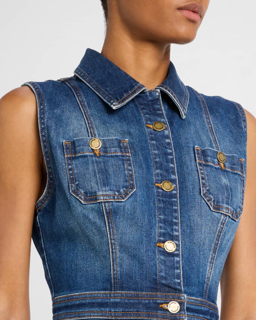 Katalina Sleeveless Denim Mini Dress