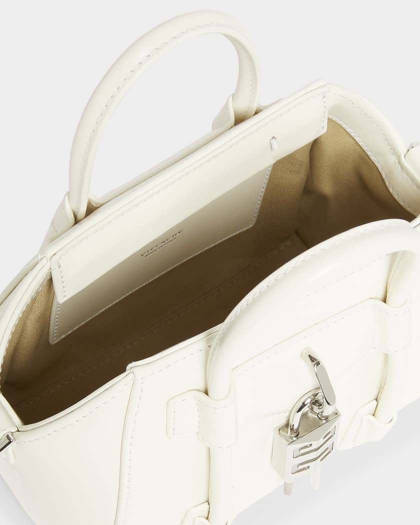 Antigona Lock Toy Top-Handle Bag in Leather 
