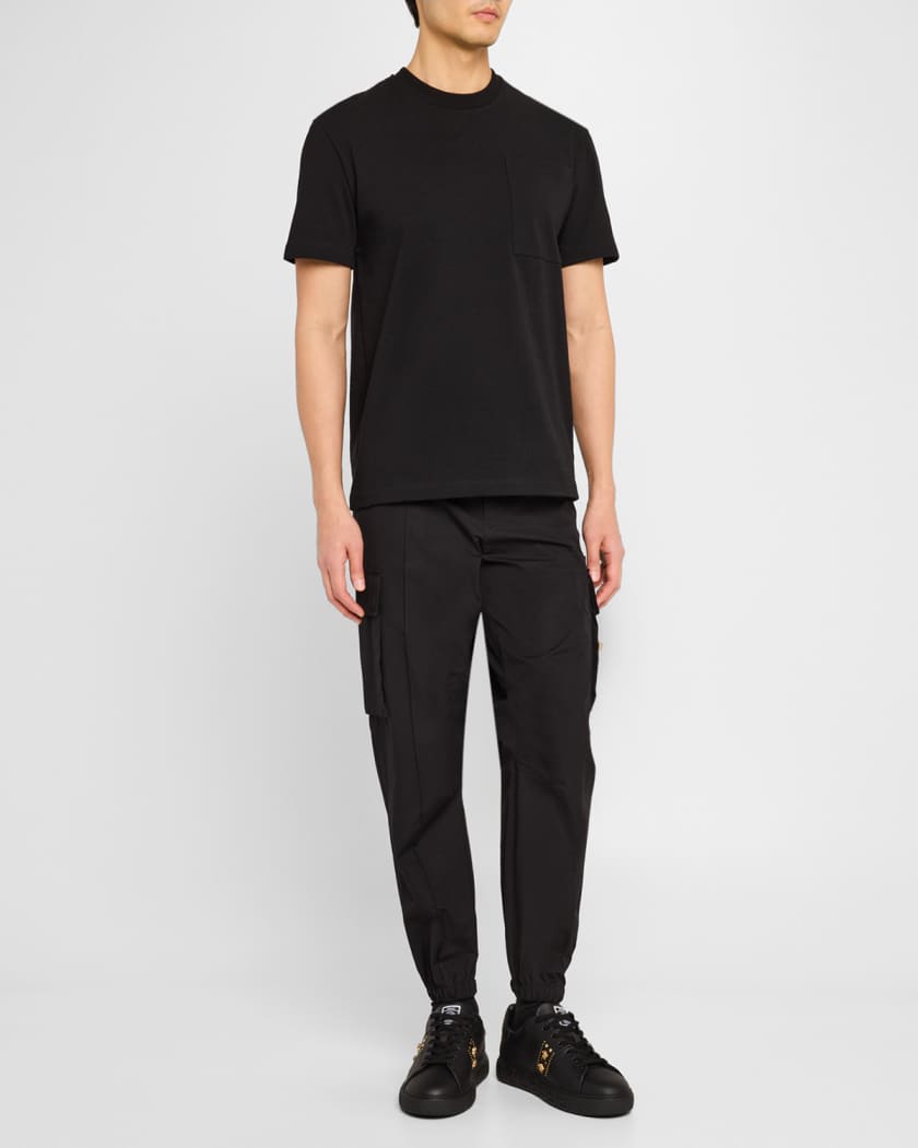 Men's La Greca Leather Low-Top Sneakers