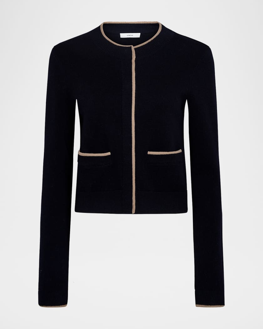 Vince patch pocket cashmere cardigan on sale