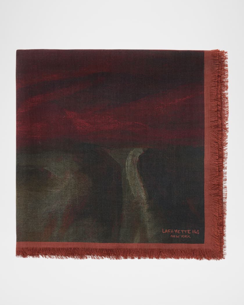x Save Venice Square Cashmere-Silk Scarf