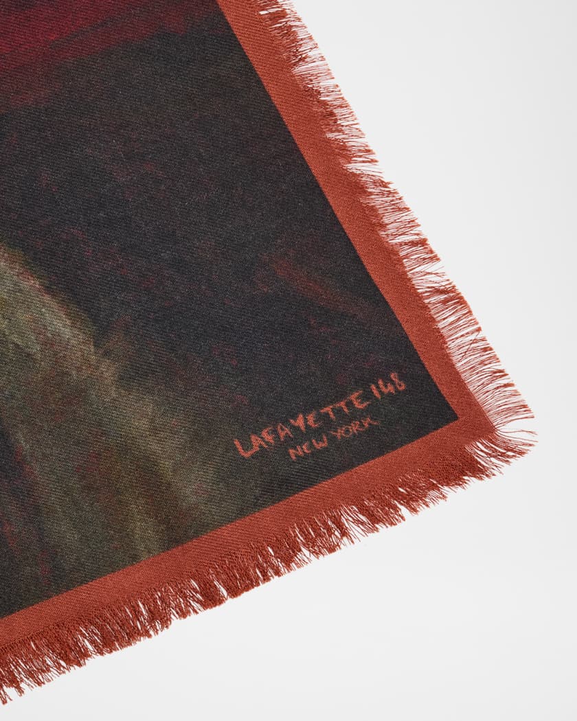 x Save Venice Square Cashmere-Silk Scarf