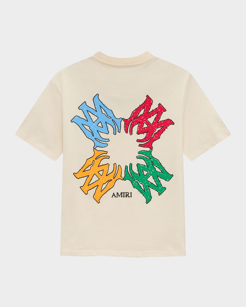 Kid's MA Quad Scribble Logo T-Shirt, Size 4-12