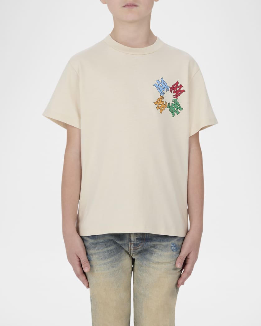 Kid's MA Quad Scribble Logo T-Shirt, Size 4-12