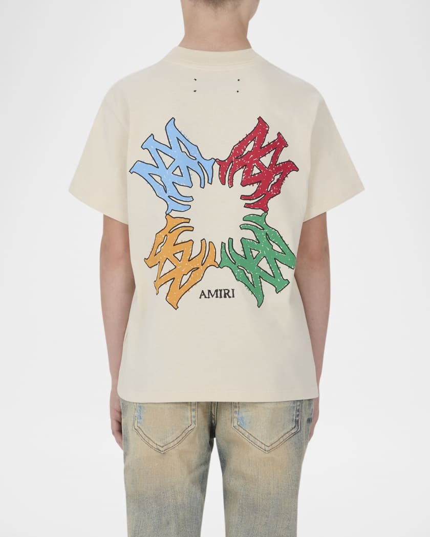Kid's MA Quad Scribble Logo T-Shirt, Size 4-12